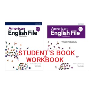 American English File Third Edition Level Starter Student book e Workbook em Oferta na Shopee