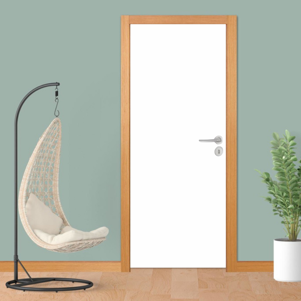 Adesivo Branco Para Porta Mesa Madeira Película Vinil em Oferta na Shopee