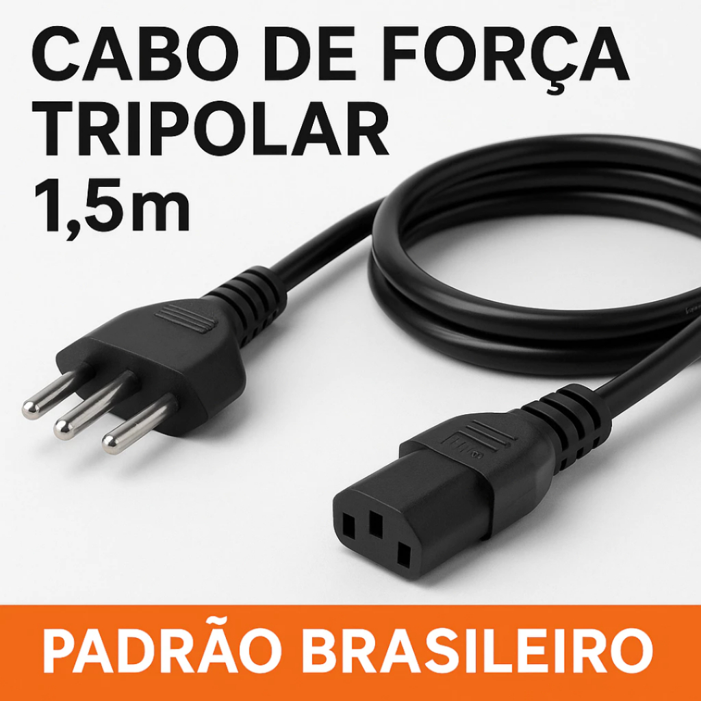 Cabo De Força Panela De Arroz Elétrica Fio de Energia Tomada Bilvolt Diversas Marcas