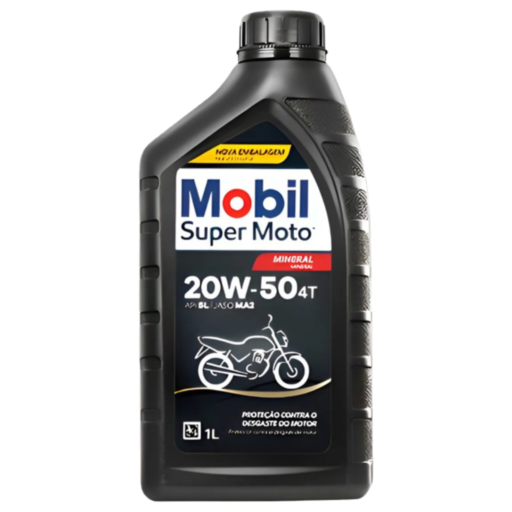 Oleo 20w50 Moto Óleo Lubrificante Mineral 4T Mobil 1 Litro