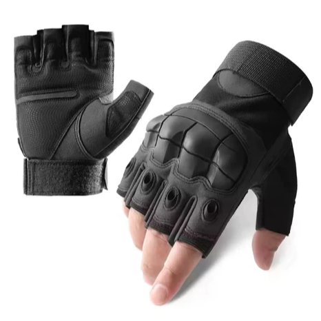 Luva Masculina Meio Dedo Alta Qualidade Para Combate Táticos em Oferta na Shopee