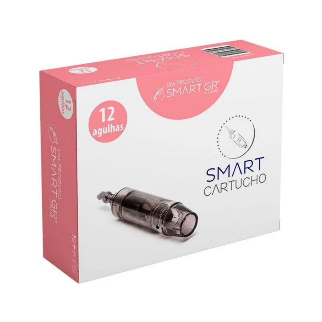 Cartucho Smart Gr Para Derma Pen 10 Unid Com 12 Agulhas