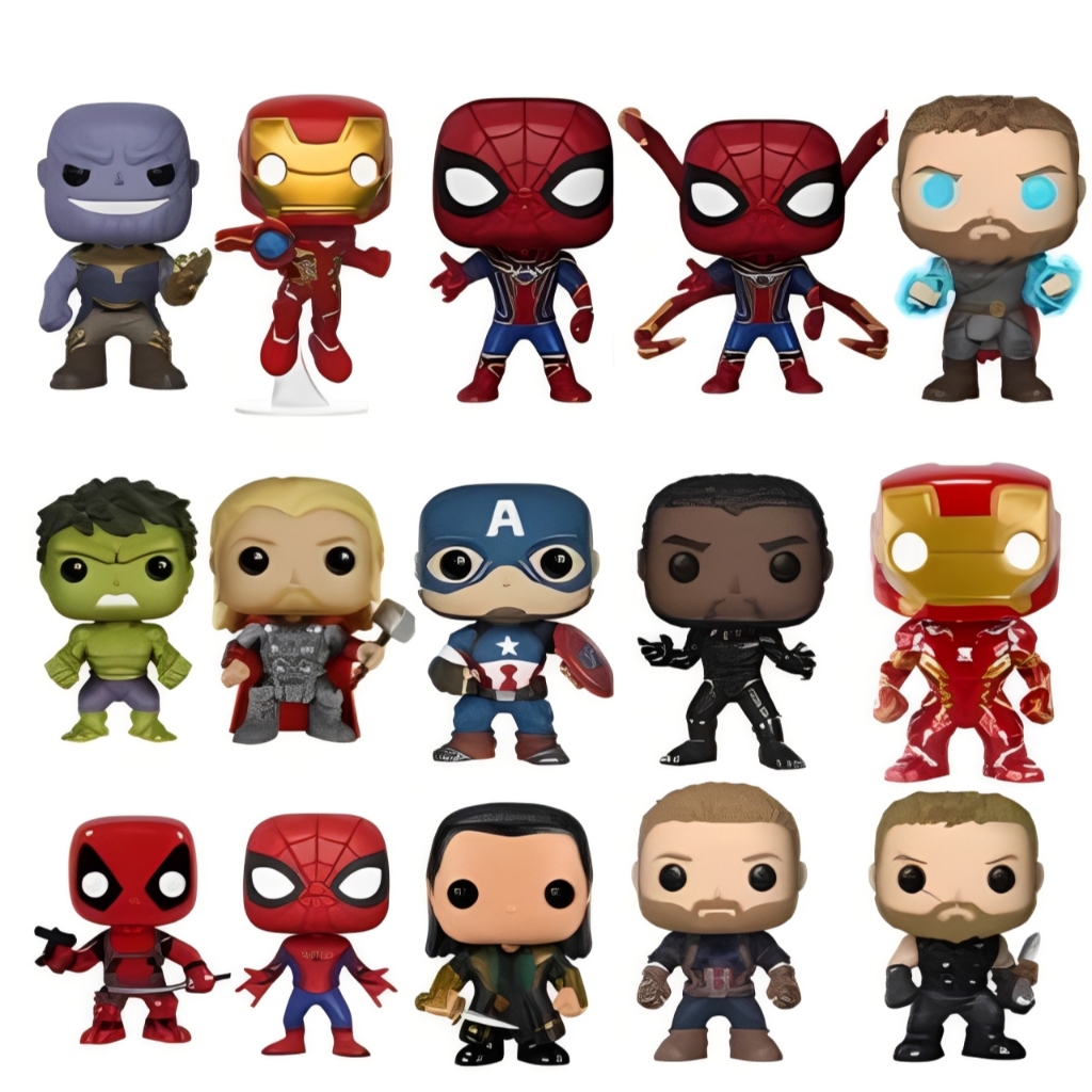 Bonecos Colecionável Heróis - Vingadores, Quarteto Fantástico, Thunderbolts, Spider Man, Liga do Justiça. em Oferta na Shopee