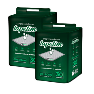 kit 2 Tapetes Higiênico 80x60 - 60 unidades Tapetim para Cães e Gatos Pets Grande - Envio Imediato em Oferta na Shopee