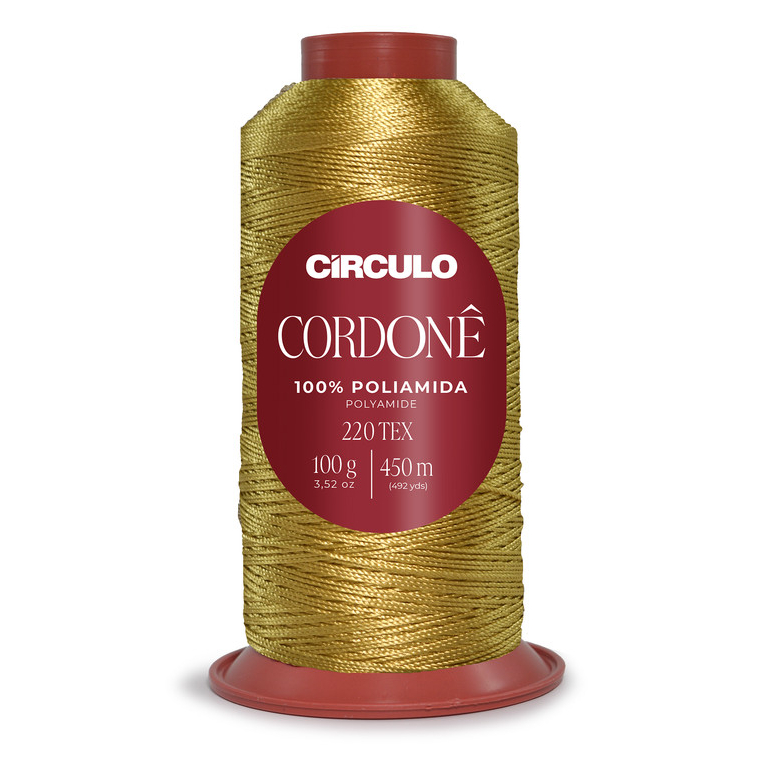 Linha Fio Cordonê Círculo 100 Gramas Para Crochê e Franjas - 100% Poliamida