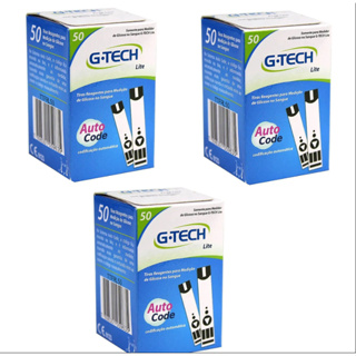 KIT Tiras de Testes Para Medir Glicose G-TECH Lite 150 TIRAS 3CX/50 Para Glicemia em Oferta na Shopee