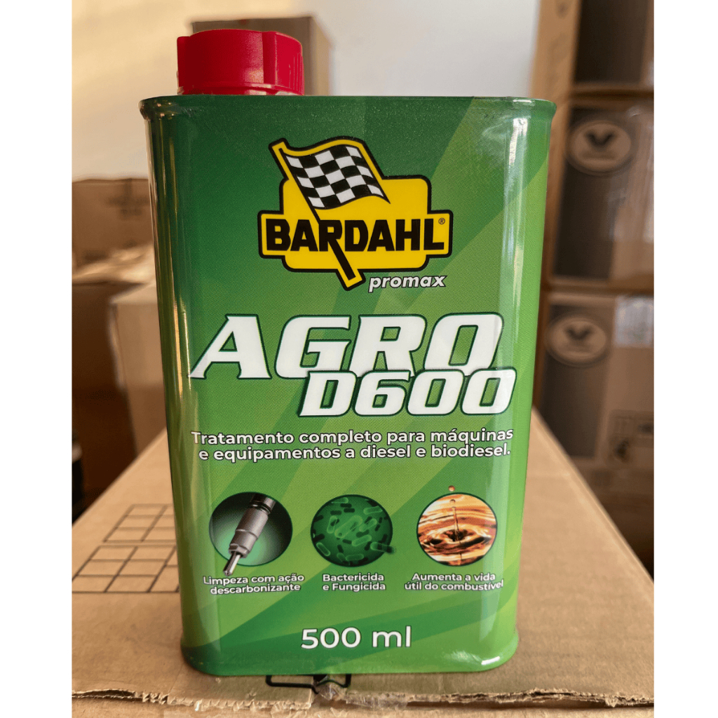 Bardahl Aditivo Agro D600 Tratamento Diesel e Biodiesel com Ação Bactericida, Fungicida e Protetivo