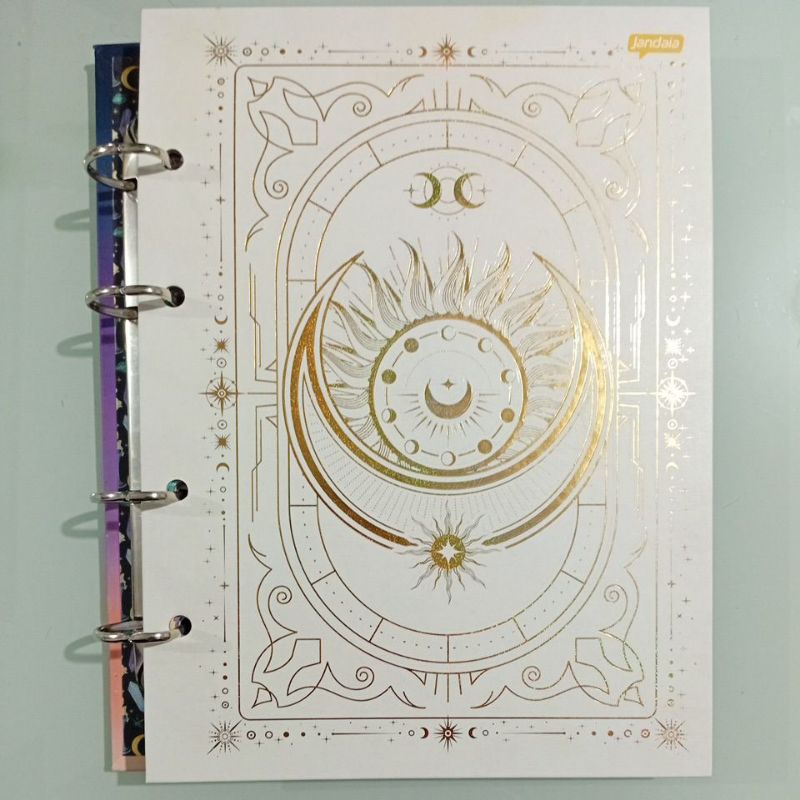 Caderno argolado college Mystic 80 folhas ➕️ refil p\ reposição. em Oferta na Shopee