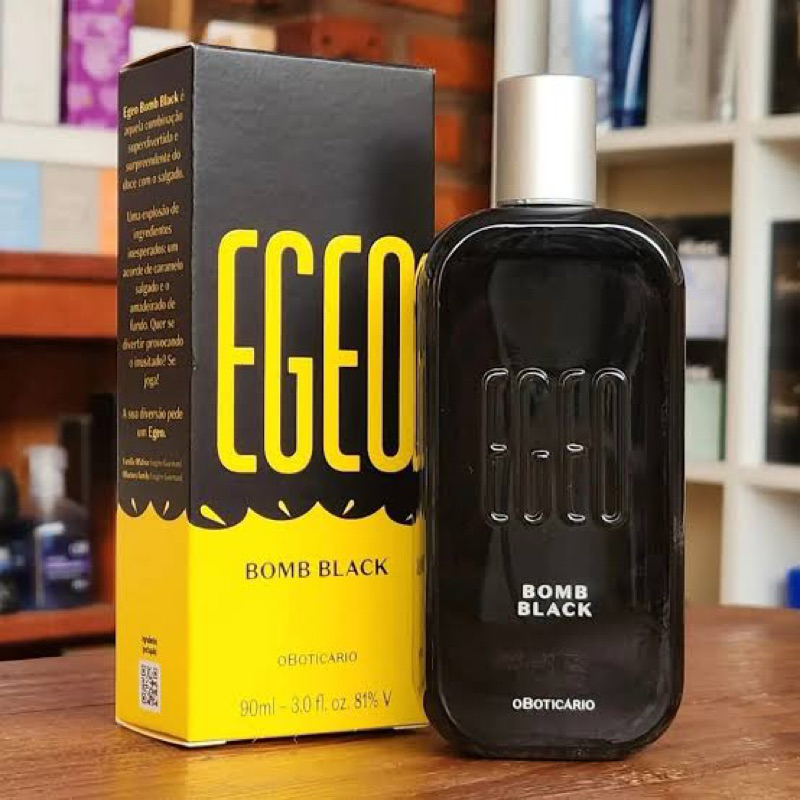 Egeo Bomb Black Desodorante Colônia 90ml em Oferta na Shopee
