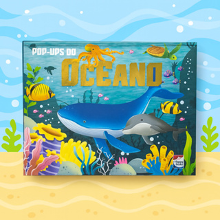 Livro Premium : Pop-Ups Do Oceano | Leitura Ilustrada Em 3D Animais Marinhos Com Capa Almofadada - P/ Adultos E Crianças em Oferta na Shopee