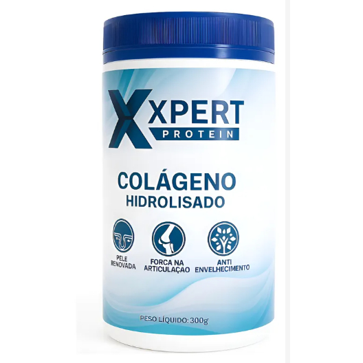 Colágeno Hidrolisado 100% Puro - Sem Sabor - 300g Xpert Protein