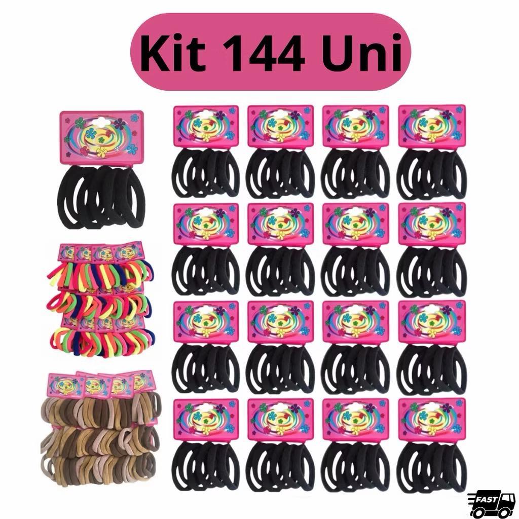 Kit 72/144/288 UNI  Elásticos de Cabelo rabicó Para Cabelo Xuxinha Elastico feminino em Oferta na Shopee