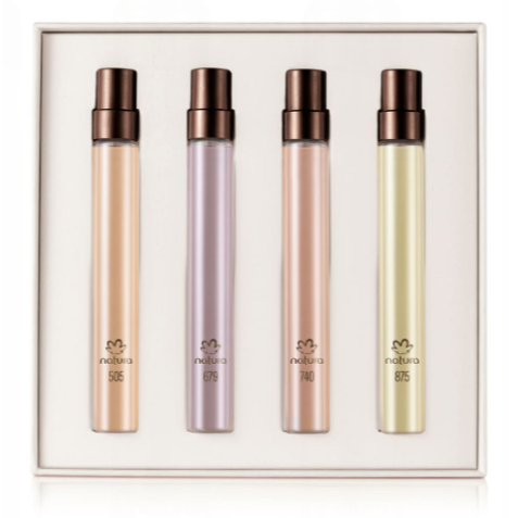 Natura Coleção Eau de Parfum 4 unidades de 10 ml cada​
