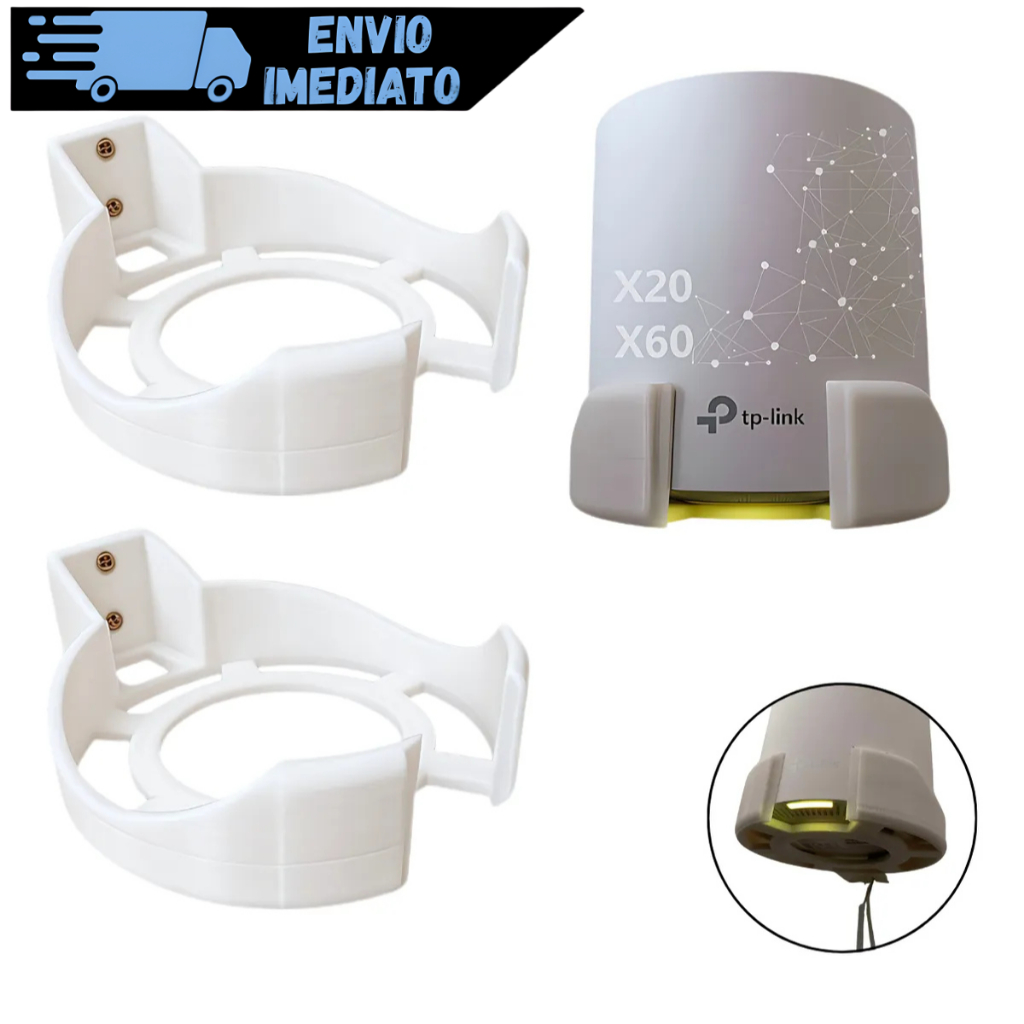 Suporte De Parede Para Roteador X60 X20 X50 X55 Tp-link Deco Mesh  Envio Imediato a Pronta entrega
