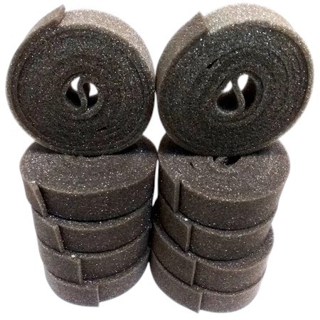 Kit Espuma Chicote Som Automotivo Anti Chamas Ruído Automotiva Sem Cola 10 Rolos Auto Extinguível 20 Metros