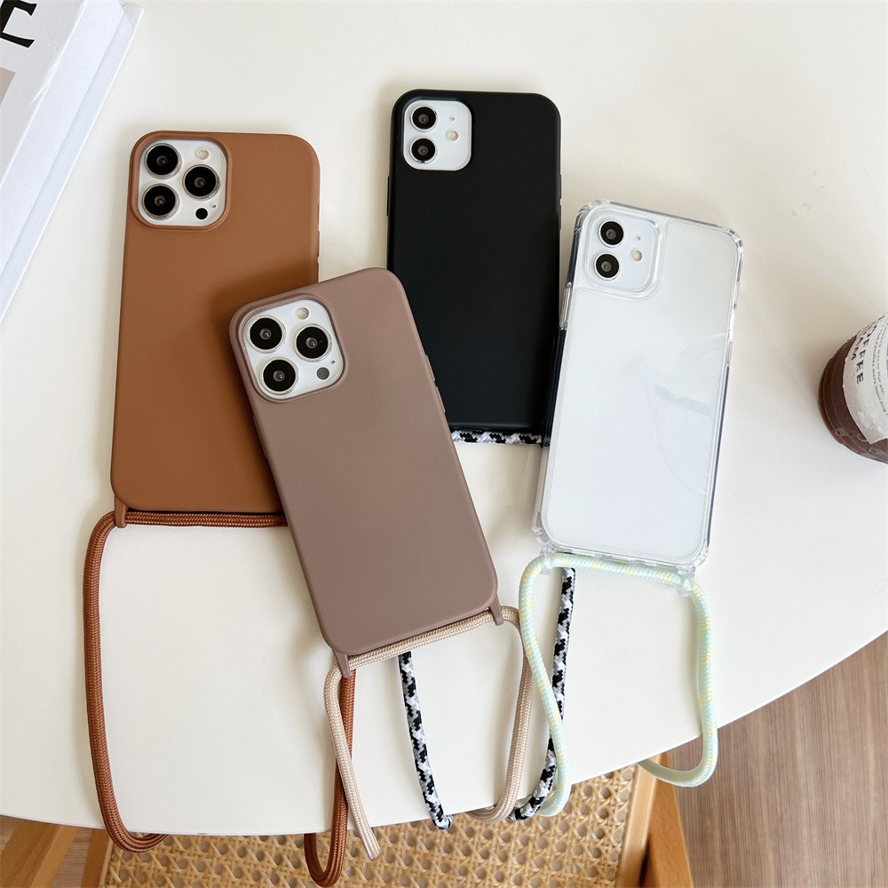 Adequado para capa protetora de celular iPhone com cordão em Oferta na Shopee