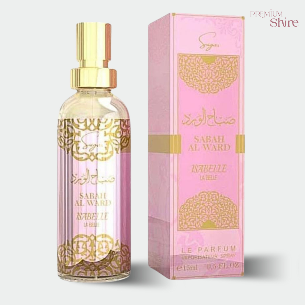 Perfume Árabe Sabah al Ward Sugar Isabelle la Belle EDP 15ml em Oferta na Shopee