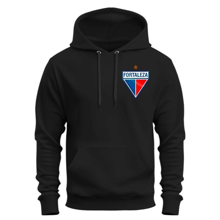 Blusa De Frio Moletom Casaco Inverno Estampado Com Capuz E Bolsos Canguru Relaxado Times