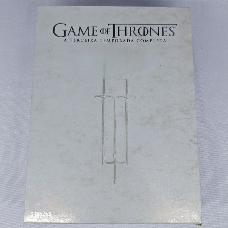 Box Dvd Game of thrones 3° temporada completa - 5 discos