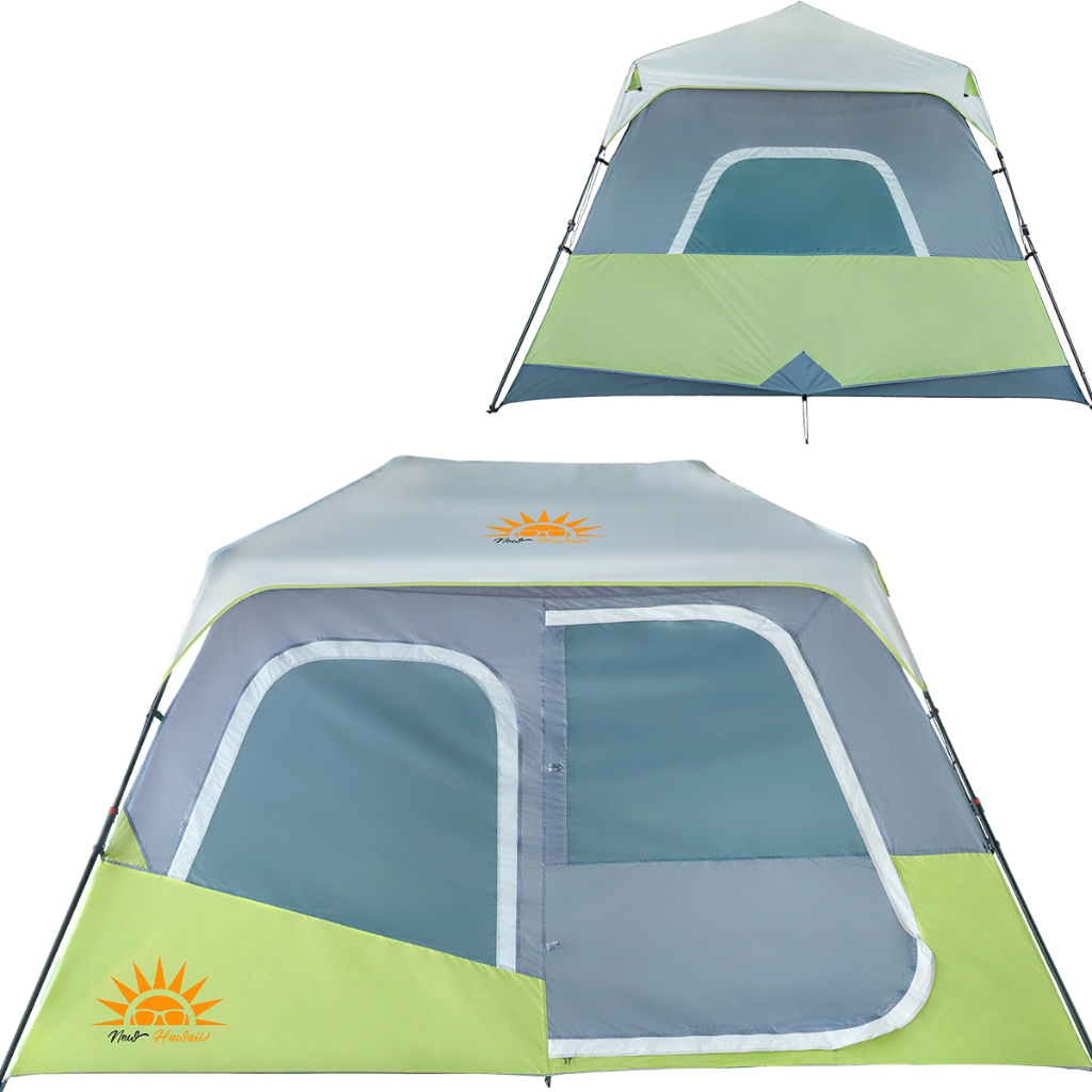 NEWHAWAII Barraca de acampamento 6 pessoas ExtraGrande Familiar Tenda Camping Pop-up
