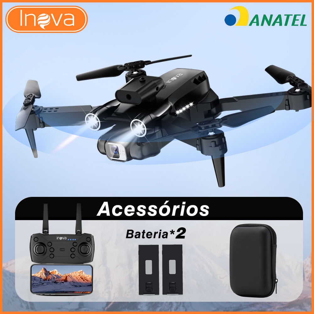 INOVA drone grande com câmera pro GPS HD Grande Angular WiFi Posicinamento Visual