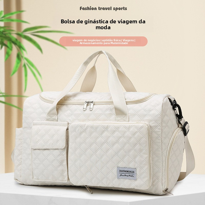 Bolsa De Viagem Sport Com Bolso Impermeável Alça Lateral De Grande Capacidade