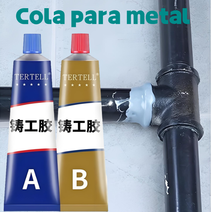 Cola para metal Cola De Reparo Industrial Soldagem A Frio Resistente Ao Calor Pasta De Metal AB em Oferta na Shopee