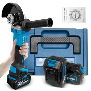 Esmerilhadeira Angular 68V Brushless 125mm 10000RPM c/ 2 Baterias Bivolt - Profissional