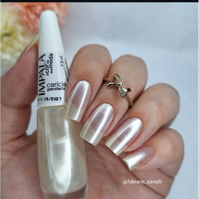 Esmalte Impala Carícia Perolado 7,5 ml em Oferta na Shopee