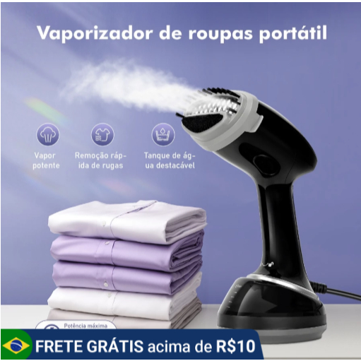 COIBEU Passadeira Portátil a Vapor Vaporizador para roupas 1200W 127V