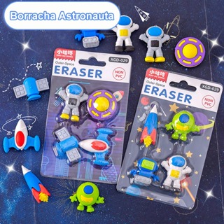 Apagador Tematico Astronauta Kit para Colecionar Util para Escola Presente em Oferta na Shopee