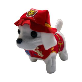 Brinquedo Pelúcia Elétrica Patrulha Canina Marshall - Anda, Late e Balanceia a Cauda em Oferta na Shopee