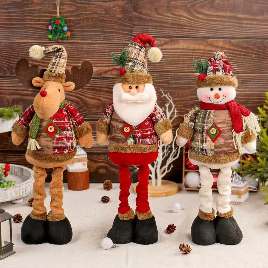 Bonecos Grandes De Natal / Papai Noel / Boneco De Neve / Alce Para Decoração De Casa / Jan...