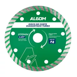 Disco De Corte Diamantado Turbo 110mm X 20mm Algom