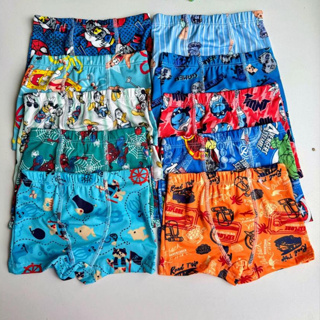 Kit Com 5 Cueca Infantil Estampada Com Forro Em Algodão Cuecas Meninos em Oferta na Shopee