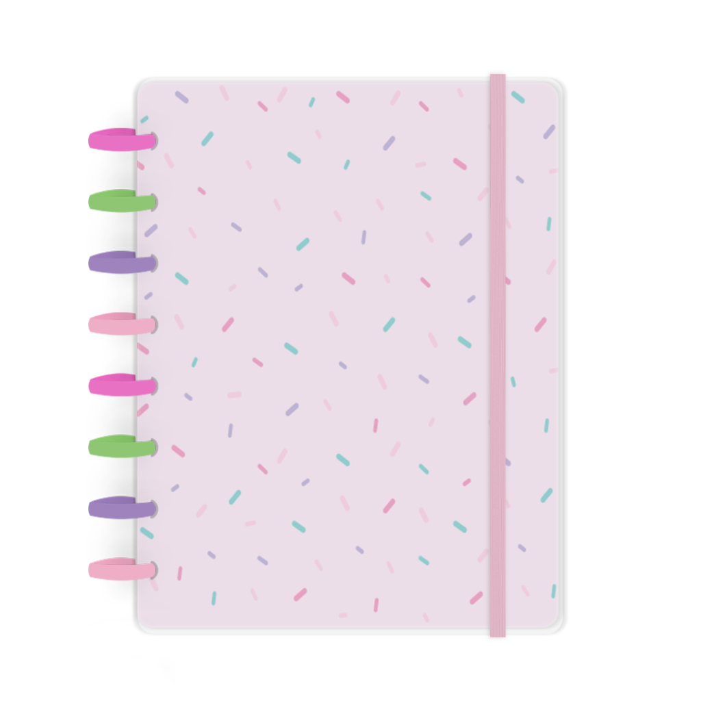 Planner de discos inteligente  Basic  - A5 ( 8 Furos ) - Candy em Oferta na Shopee