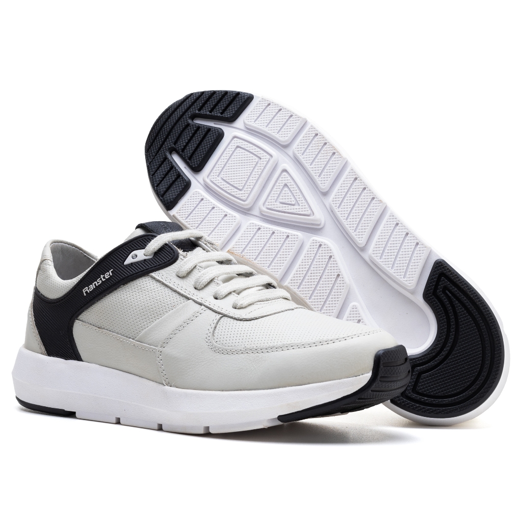 Tênis Masculino Sneaker Confort Ranster 9002 Couro