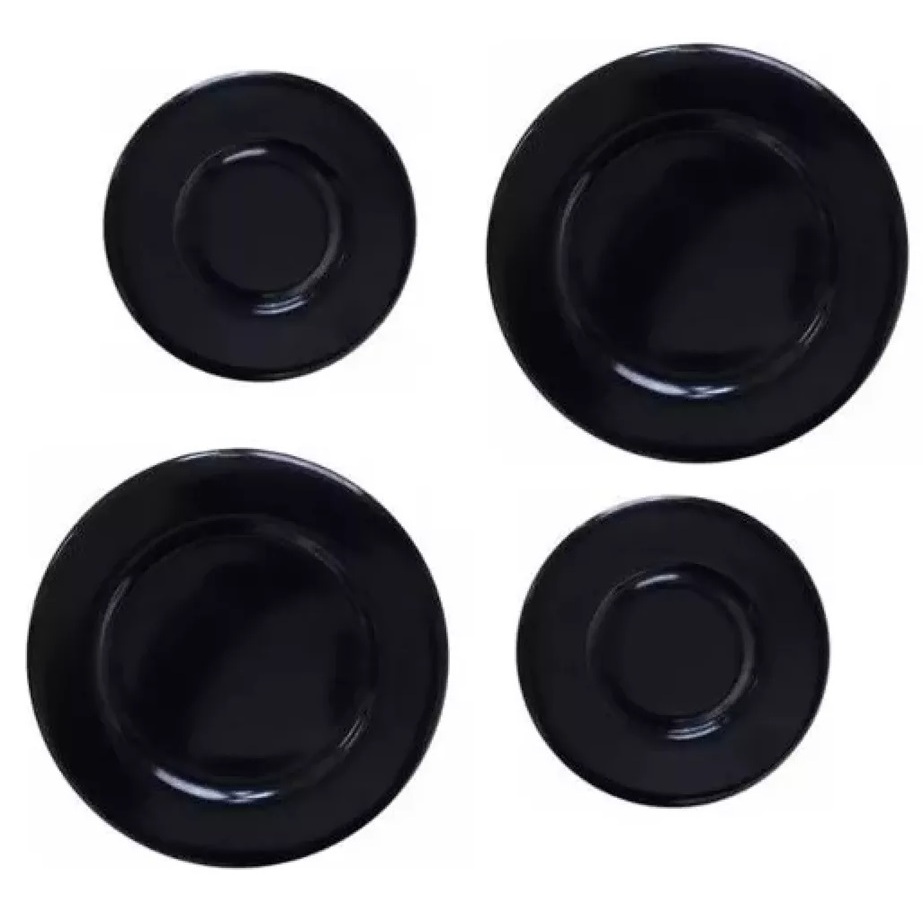 Kit Espalhador Fogão Continental mesa de vidro 4 Bocas - 2 grande 2 pequeno em Oferta na Shopee