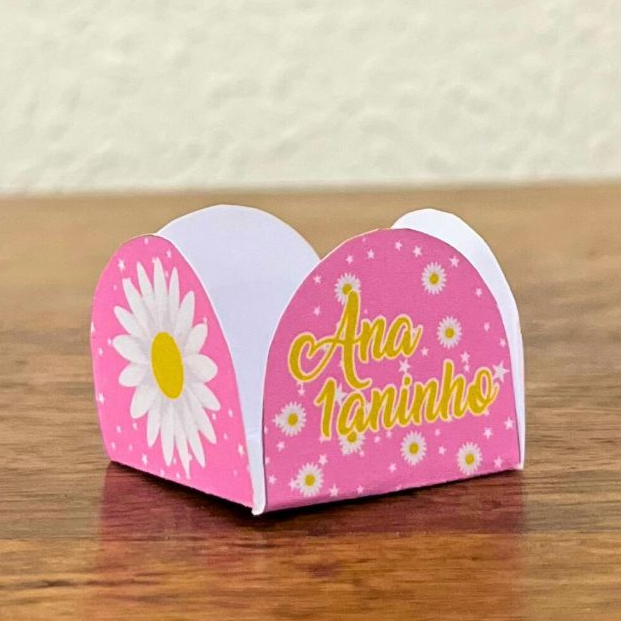 Forminhas para Doces Personalizadas Margaridas / Forma Brigadeiro / Festa Aniversário Infantil/ Lembrancinhas