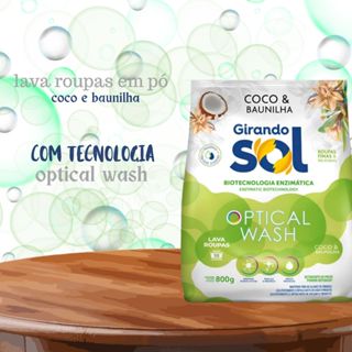 Sabão em Pó 800g Coco Baunilha - Girando Sol | Produto de Limpeza em Oferta na Shopee