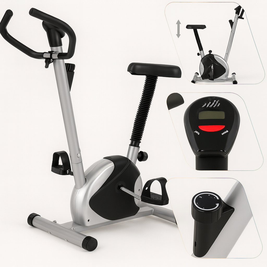 Bicicleta Ergométrica Vertical Dobrável Exercicios
