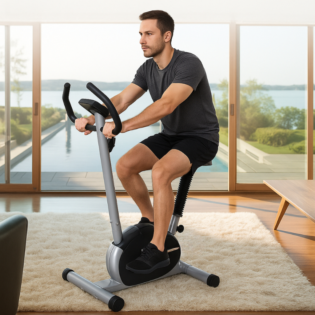 Bicicleta Vertical Academia - Comprar com Melhor Preço em Equipamentos Esportivos e Recreação ao Ar Livre