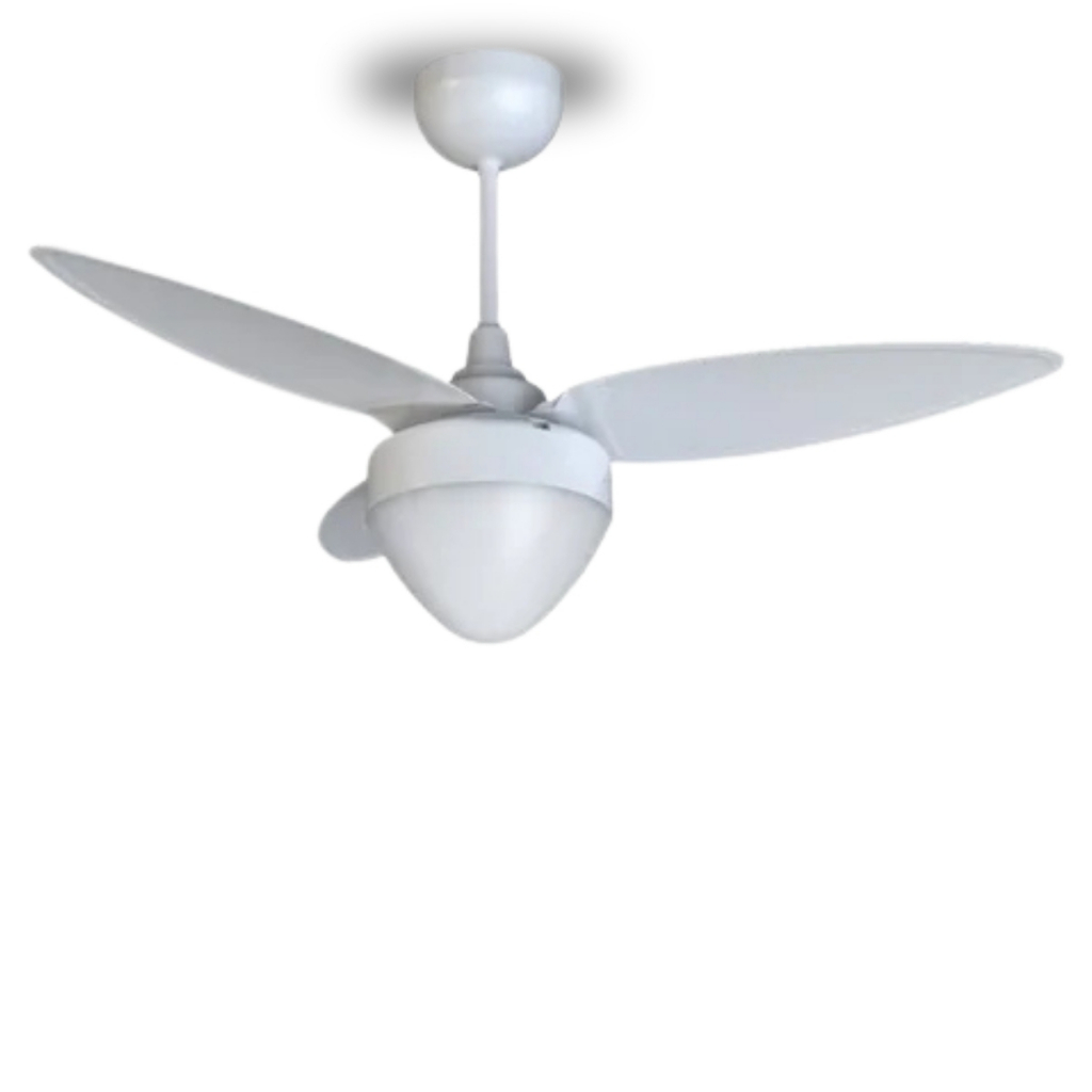 Ventilador de Teto Ventisol  3 Pás  Inverte C/Controle Remoto Aries Branco Bivolt