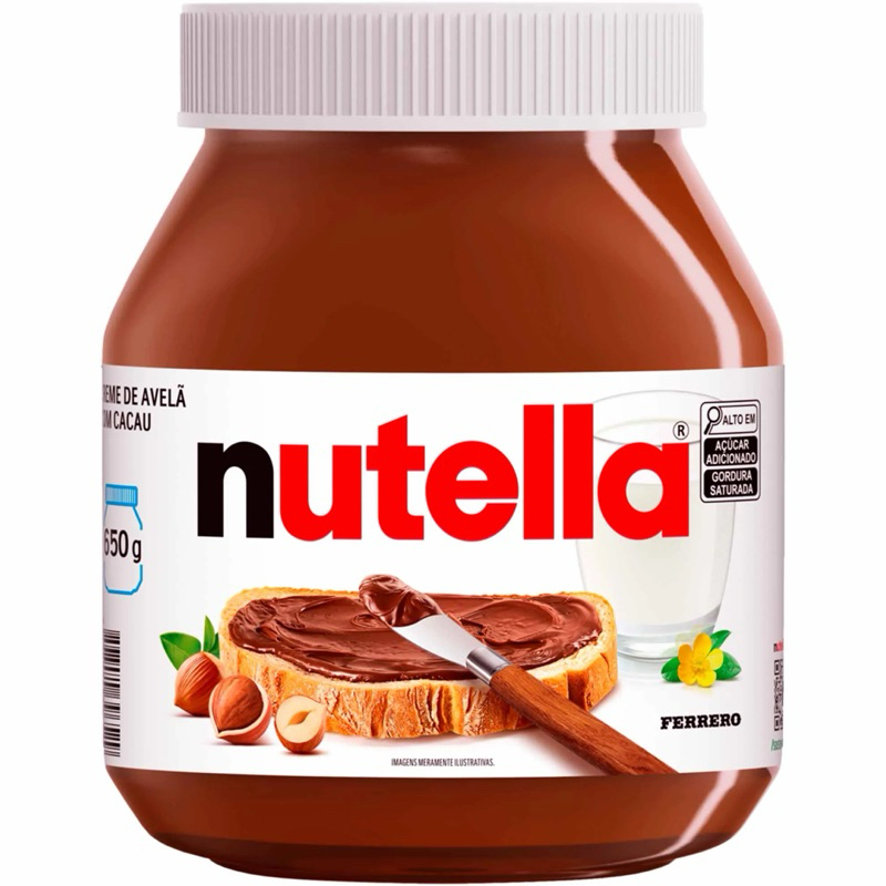 Nutella 650g - creme de avelã Ferrero