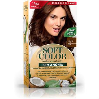 Tinta De Cabelo Soft Color Café Intenso 477 em Oferta na Shopee