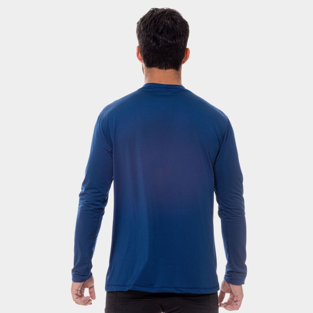 Kit 2 Camisas Manga Longa Proteção Solar Uv Segunda Pele Térmica Verão Academia · foto 2