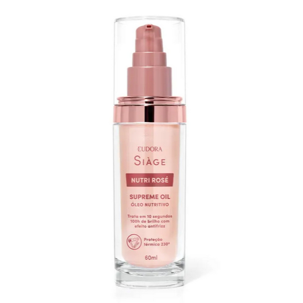 Eudora Siàge Supreme Oil Nutri Rosé 60ml em Oferta na Shopee