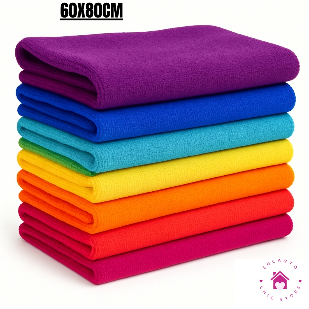 Pano de Chao Microfibra Macio 60x80cm Toalha de Limpeza Gigante Residencial (1 peça) em Oferta na Shopee
