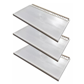 Kit 3 Prateleiras Plásticas Geladeira Continental Copacabana Bosch Mabe Grade Refrigerador em Oferta na Shopee