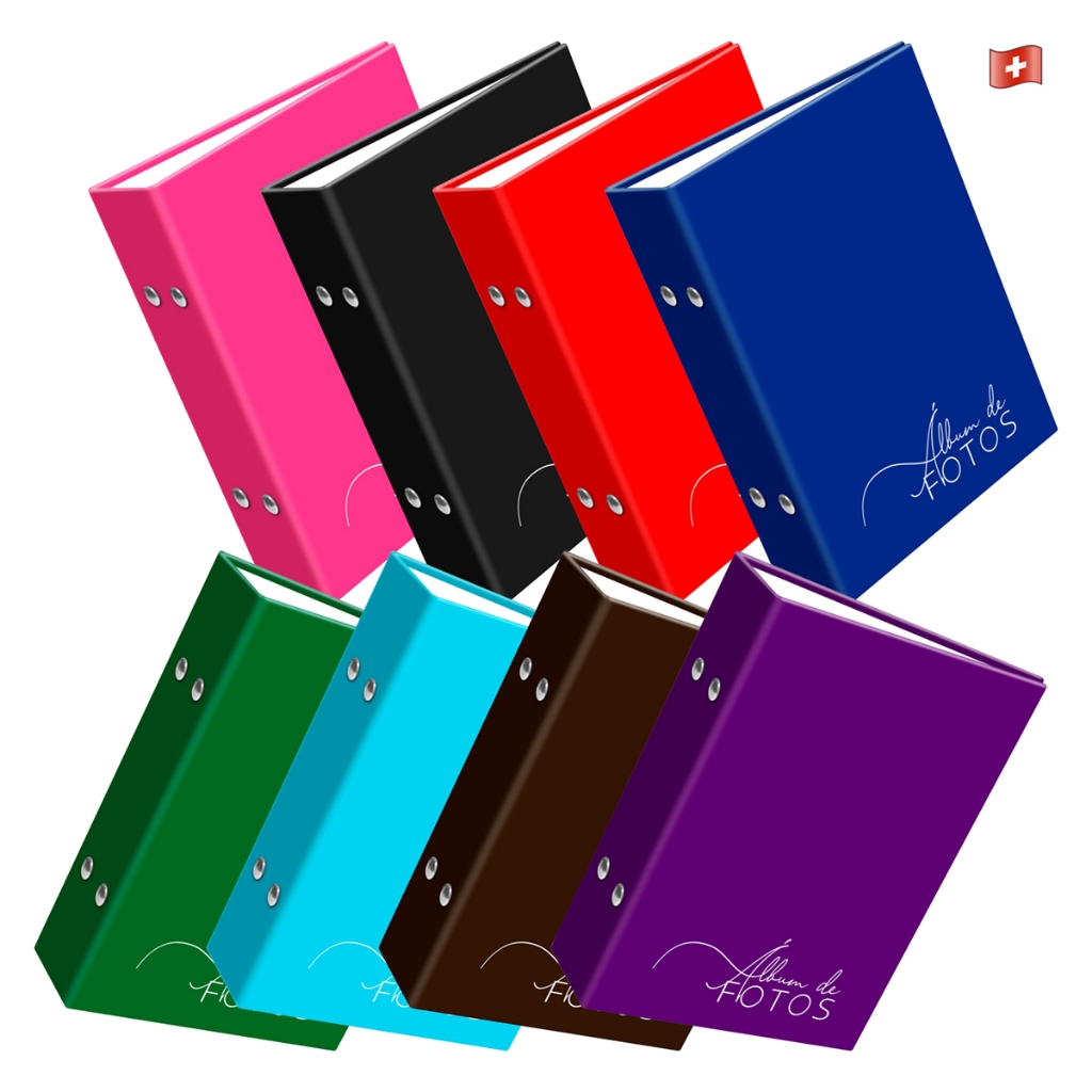 ÁLBUNS LISOS COLORIDOS 10X15 – GUARDE 120 MEMÓRIAS EM GRANDE ESTILO